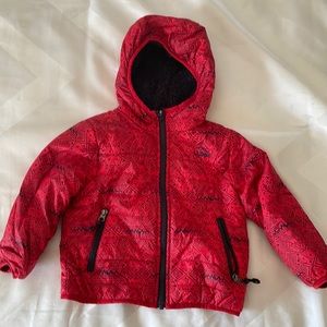 LLBean Toddler Warm Reversible Winter Jacket with Hood